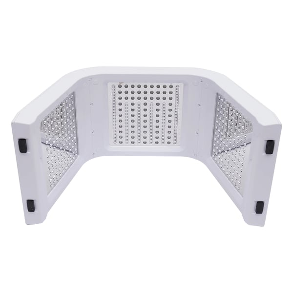 LED lysterapi ansigtsmaske 7 farver, PDT hudplejemaskine til hudforyngelse, hvid