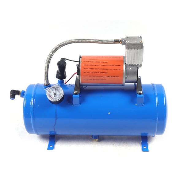 Lufthorn kompressor til køretøj - Ombord kit - 150 PSI - 12 V DC - 23 A - 50×20×50 cm - Til bil, lastbil, SUV, båd, traktor