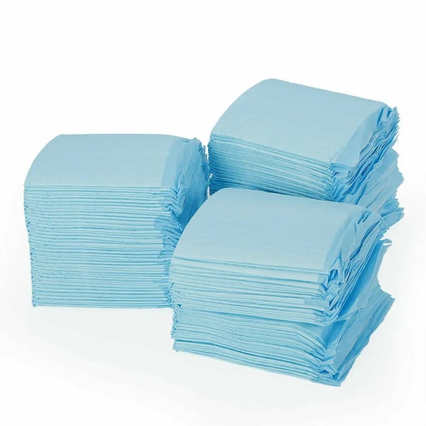 Husdjurs kissunderlägg 100-pack - Träningspads för hund/katt - Engångs - Superabsorberande - Läckagesäkra - PE+Papper - Flerfärgad
