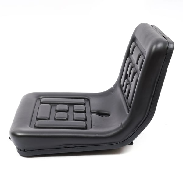 Universal traktor- og gaffeltrucksæde - Tykt vandtæt PU-læder - Horisontalt justerbart - Rustbeskyttet jernplade - 36 x 35 x 30 cm - Sort