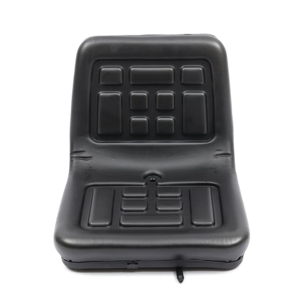 Universal traktor- og gaffeltrucksæde - Tykt vandtæt PU-læder - Horisontalt justerbart - Rustbeskyttet jernplade - 36 x 35 x 30 cm - Sort