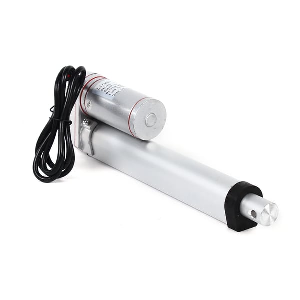 Lineaaritoimilaite - 12V DC moottori - Kaukosäädin erittäin herkällä vastaanottimella - Nopeus 10 mm/s - Max 3 A - IP54 - Alumiiniseos - Punainen