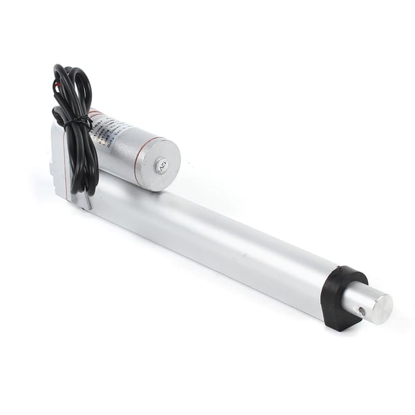 Lineaaritoimilaite - 12V DC moottori - Kaukosäädin erittäin herkällä vastaanottimella - Nopeus 10 mm/s - Max 3 A - IP54 - Alumiiniseos - Punainen