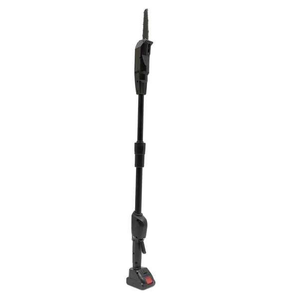 2-in-1 sähköinen teleskooppinen mini ketjusaha/oksasaha/varsisaha, ladattava akku, 552 W, 1,25 m, 4500 r/min, EU-pistoke, musta