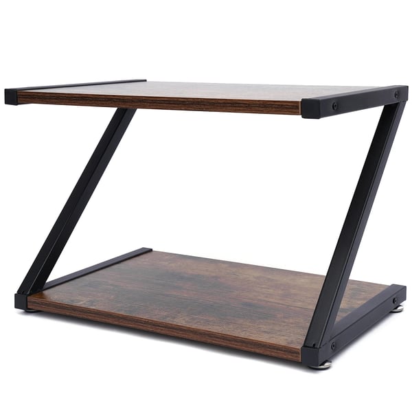 Printerstativ - Scannerholder & Kopimaskinehylde - P2 Spånplade & Kulstofstål - 44,5×28×29 cm - 20–25 kg - 1–5 rum