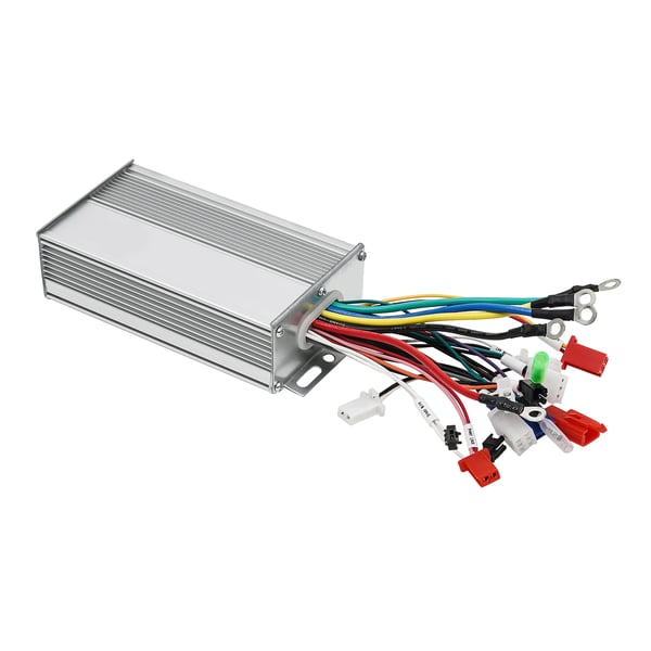 Elmotor Kit - Børsteløs Gearmotor - 48V - Til El-trehjulet/Rickshaw Cykel - Rustfrit Stål - Sølv