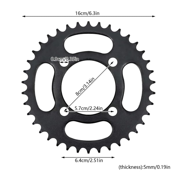 Elmotor Kit - Børsteløs Gearmotor - 48V - Til El-trehjulet/Rickshaw Cykel - Rustfrit Stål - Sølv