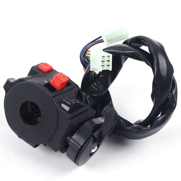 ATV/Quad ledningsnet - Komplet kabelsæt - CDI, tændspole, ensretter/regulator, tændingslås - 4‑Takt Automatik - 150–300 cc - Sort