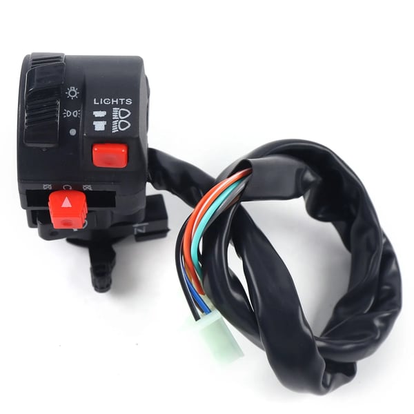 ATV/Quad ledningsnet - Komplet kabelsæt - CDI, tændspole, ensretter/regulator, tændingslås - 4‑Takt Automatik - 150–300 cc - Sort