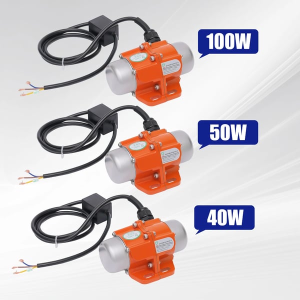 AC-värinämoottori, asynkroninen 3000 RPM, alumiiniseos, 220 V EU-pistoke, vihreä