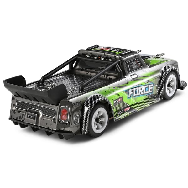 Fjernstyret RC-bil - 284131 1:28 Short Course Drift 4WD - Trådløs 2,4 GHz - Hastighed 30 km/t - Rækkevidde 100 m - LED-lys - RTR - Grøn