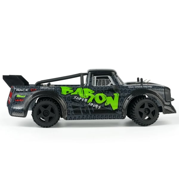 RC drift-auto - 2411 RTR 1:24 - Kauko-ohjain 2,4G - RWD drift gyrolla - LED-valot - Täysin proportionaalinen - 3,7V 300mAh 15–20 min - Vihreä