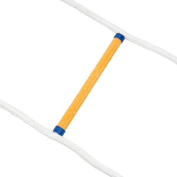 Redningsrebstige 12 m, med karabiner, 200 kg/440 lb bæreevne, bærbar og pladsbesparende