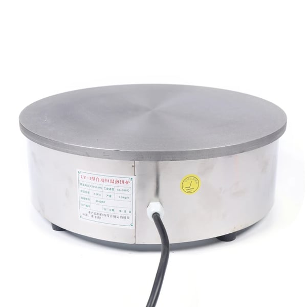 Crêpesmaker 2800 W, elektrisk pandekagemaskine, non-stick stegeplade, blå