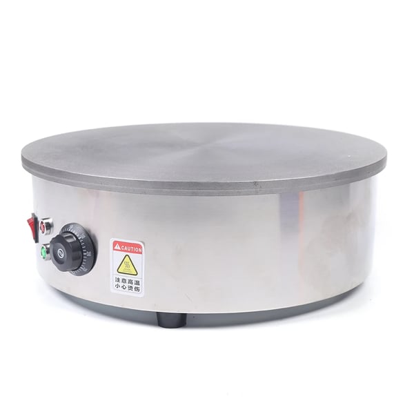Crêpesmaker 2800 W, elektrisk pandekagemaskine, non-stick stegeplade, blå