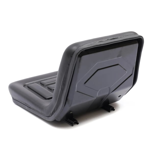 Universelt traktor- og gaffeltrucksæde - Førersæde - Tykt PU-læder, Antirust jernplade, Horisontalt justerbar, 36×35×30 cm, 4,05 kg - Sort