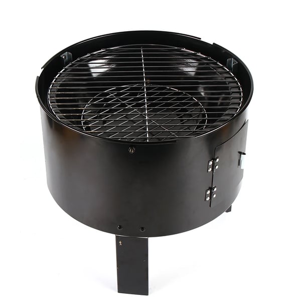 BBQ Grill - Kulgrill & Smoker - Stor - Metal - Maks 800 °C - Sort