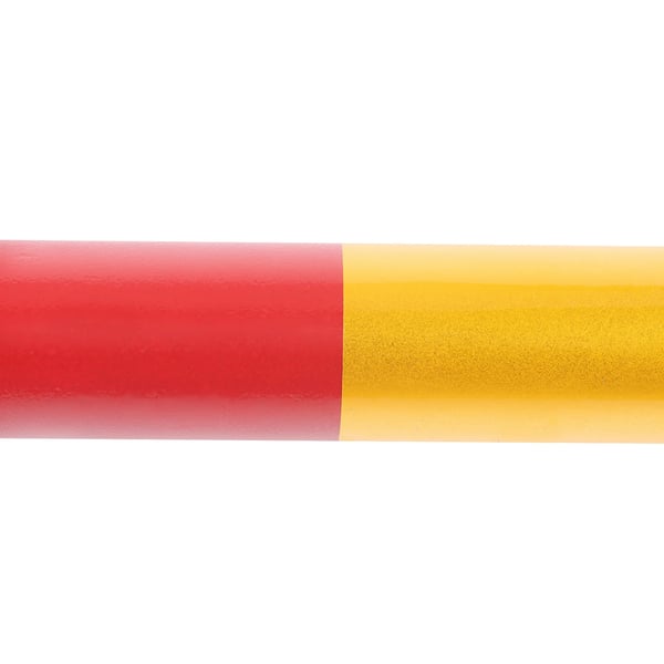 Bugserstang til bil/varevogn/lastbil - Stiv trækstang - 5 ton - Stål - Ø45 mm - Låsepinde - Skridsikker & slidstærk - Orange