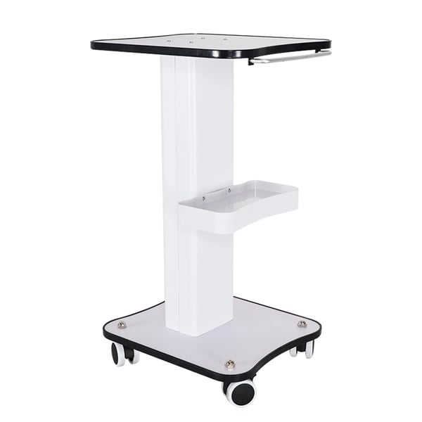 Salonvogn, mobil frisør- og skønhedsvogn, maks. belastning 40 kg, elfenbensfarvet