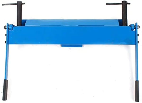 Pladebukker 630 mm, Manuel kantbukker, 1,2–1,5 mm kapacitet, 90° bøjning, turkis