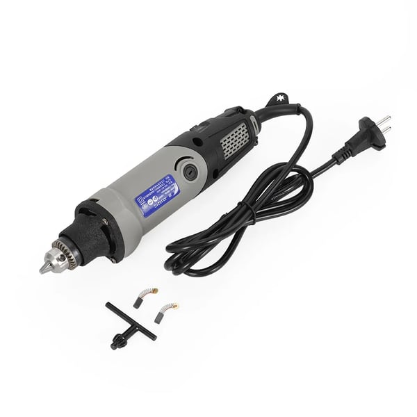 Mini porakone, sähköinen hiomakone/kaiverrin, 28000 r/min, 6 nopeutta, 400 W, musta