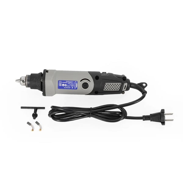 Mini porakone, sähköinen hiomakone/kaiverrin, 28000 r/min, 6 nopeutta, 400 W, musta