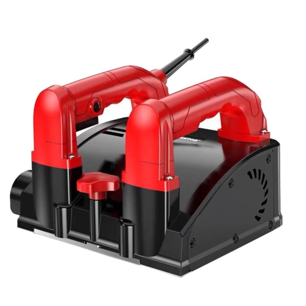 Elektrinen betonijyrsin/seinähiontakone, 1200 W, 3000 r/min, vakioterä, punainen, seinäkaavin-sarja