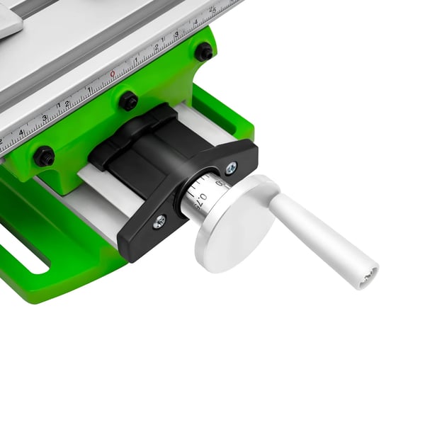 Mini multifunktionellt borr- och fräsarbetsbord, korsslidsbord för bänkborrmaskin med skruvstycke, svart