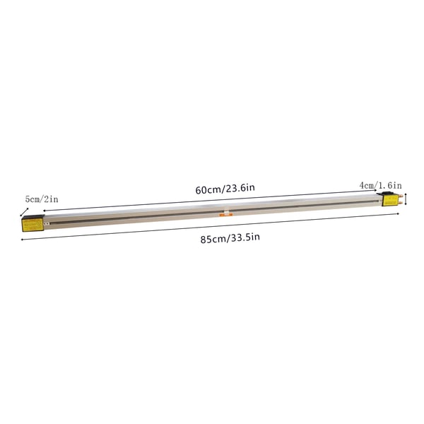 Muovin taivutuskone akryylille/PVC:lle, Lämpötaivutin, 24 tuumaa (600 mm), 110/220 V, vesilämpömittarilla