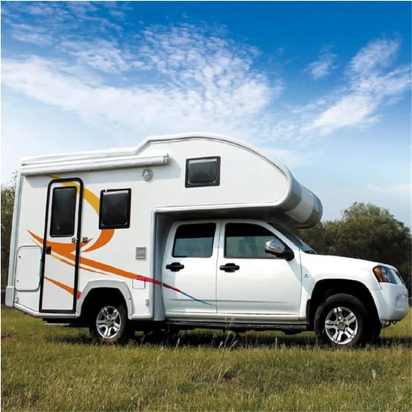 Vindue til autocamper og campingvogn - Udslående med hængsler - Aluminium - 900 x 500 mm - Grå
