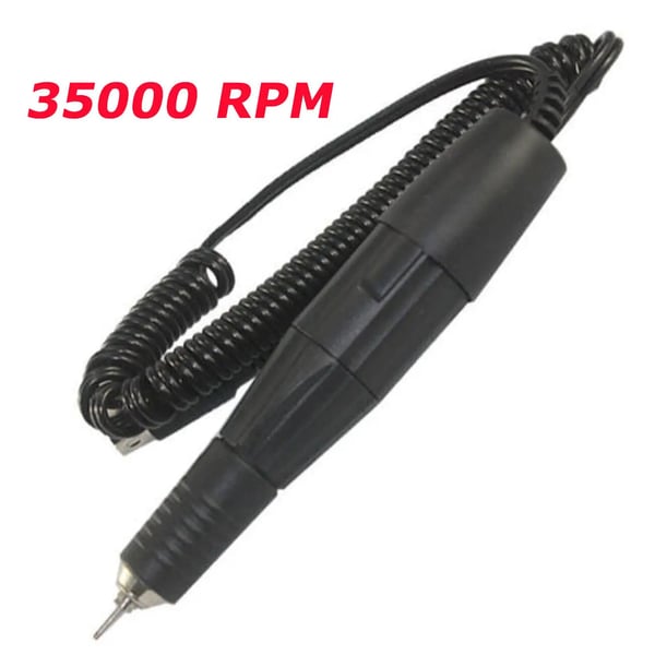 N3 Lab, mikromotor håndholdt polermaskine, 35.000 o/min, 2,35 mm, sort
