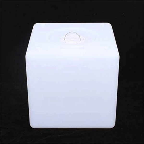 LED valokuutio - Jakkara/Sivupöytä - 30x30x30 cm - RGB-värinvaihto 16 väriä - PE-muovi - Minimalistinen moderni - Valkoinen