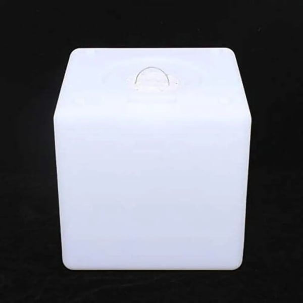 LED valokuutio - Jakkara/Sivupöytä - 30x30x30 cm - RGB-värinvaihto 16 väriä - PE-muovi - Minimalistinen moderni - Valkoinen