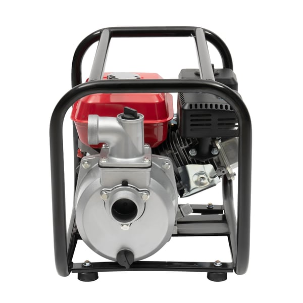 Bensindriven vattenpump - Ytpump 170F 7,5 HP - 5 cm Anslutning - Högtryck - Bärbar - 7,5 m Slang - För bevattning och pool