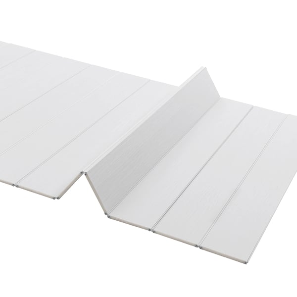 Badekarslåg - Foldbar Dæksplade - Vandtæt - Varmeisolerende - Støvtæt - PVC - 75 x 170 cm - Hvid