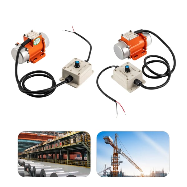 30 W värinämoottori, harjaton DC, 12 V, betonivibraattoriin, säädettävä herätevoima ja nopeus, 0–4000 rpm, vaihteeton