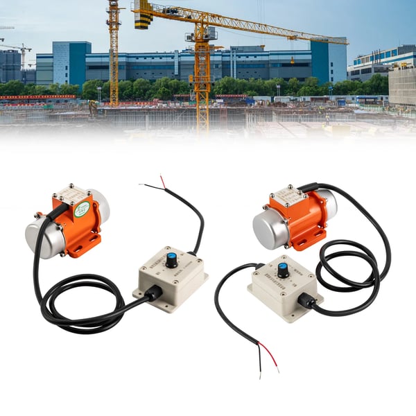 30 W värinämoottori, harjaton DC, 12 V, betonivibraattoriin, säädettävä herätevoima ja nopeus, 0–4000 rpm, vaihteeton