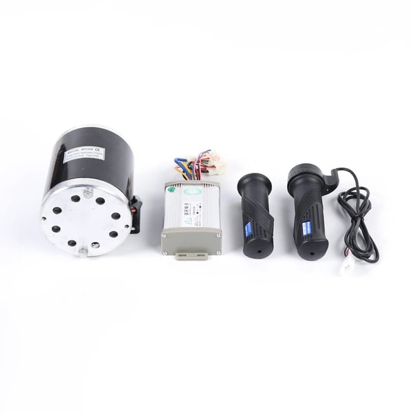 El-løbehjul controller - Motorstyring med gashåndtag - 36V - 800W - Børstet motor - 2750 omdr./min - Sort
