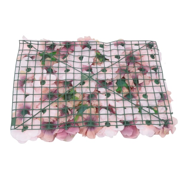 Blomstervæg - Silkerose Panel - 6-pak - DIY Montering - Bryllup & Forlovelse - Indendørs Dekoration - Lyserød