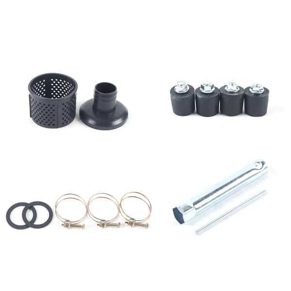 Benzin-vandpumpe, 4-takt 210 cc 6,5 hk, overførings-/irrigationspumpe, CN-stik