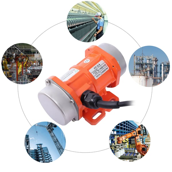 AC betonvibrator, vibrationsmotor 40 W 1-faset, 3000 omdr./min., hus i aluminiumlegering