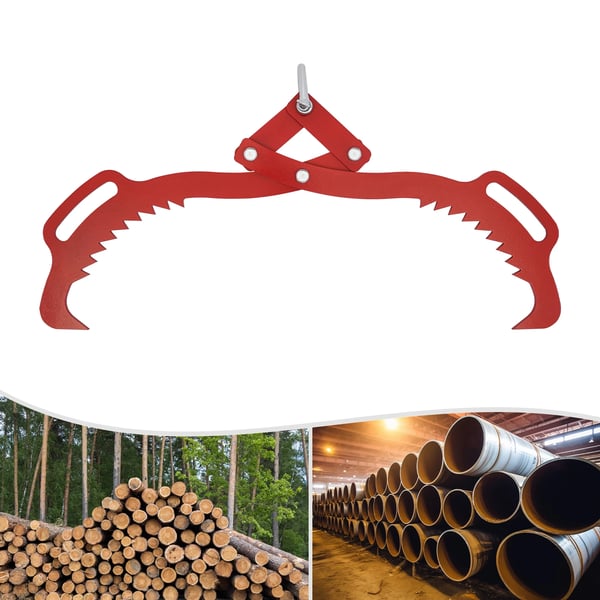 Puutukin vetopihdit, tukkisakset, 700 kg/1500 lb, teräs, punainen, koko M