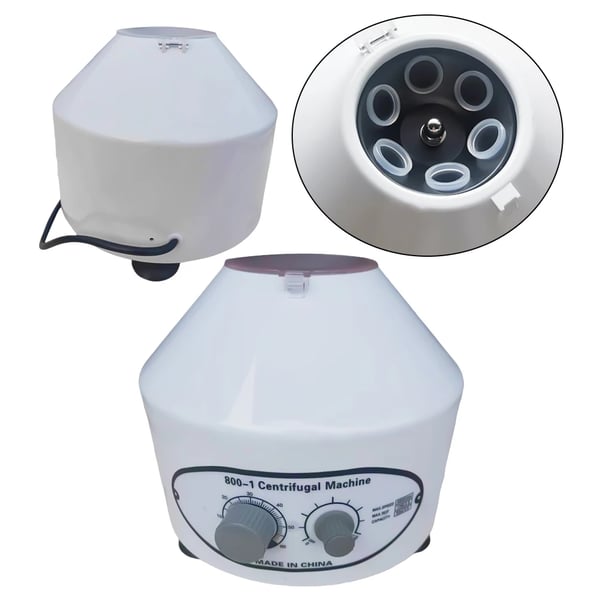 Laboratoriolinko - Pöytämalli 800-1 - Sähköinen - 220 V - 6×20 ml - Jopa 4000 rpm - Valkoinen