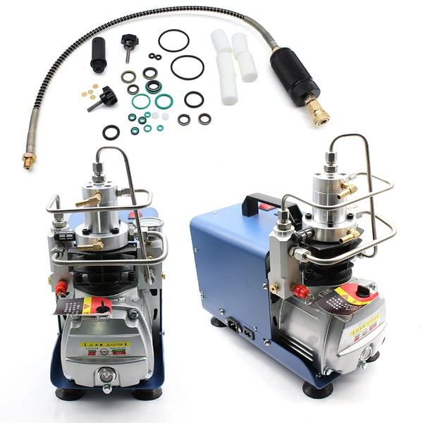 Sähköinen ilmakompressori, korkeapainepumppu 300 bar (30 MPa/4500 PSI), 1800 W, EU-pistoke