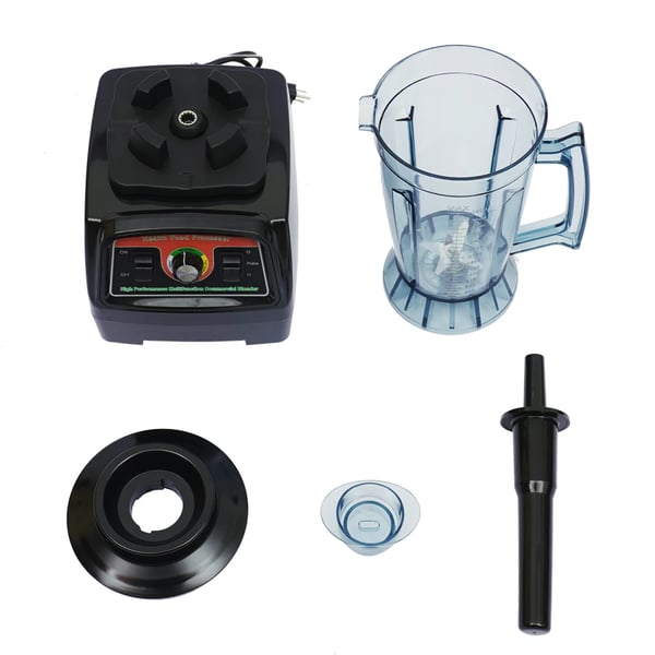 Juicer & Blender - G7400 - Kraftig 2,8 kW - Stor Kapacitet - Korrosionsbestandig - Til Grøntsagsjuice & Milkshakes - Sort