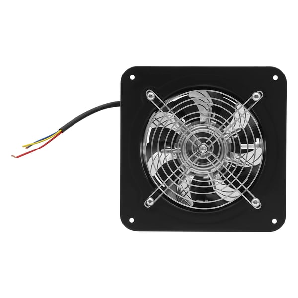 Ventilationsfläkt, Vägg-/fönster-utsugsfläkt 7,5 tum 220V, 200x200 mm, för badrum/toalett/kök
