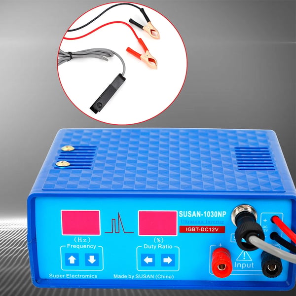 Ultralydsvekselretter, model 1030NP, 12 V DC, vandafvisende beskyttelse, blå