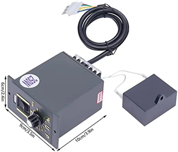 250 W AC-vaihdemoottori, sähkömoottori nopeudensäätimellä, 0–270 rpm, hiljainen, 5K, 110/220 V
