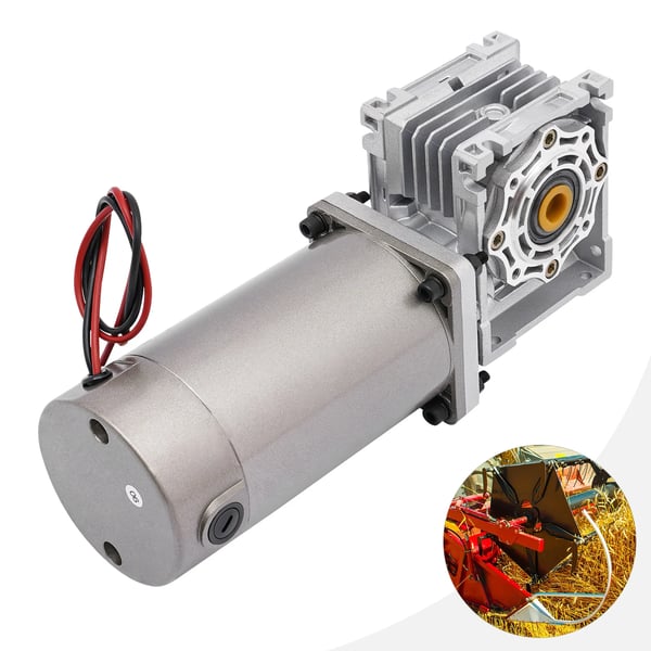 Matovaihdemoottori - NLRV - 24 V DC - 300 W - 1600 r/min - Integroitu vaihteisto - Hopea