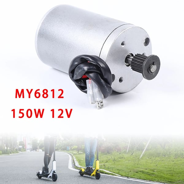 MY6812 børstet DC-motor, 12V 150W, udskiftning til elcykel/el-scooter